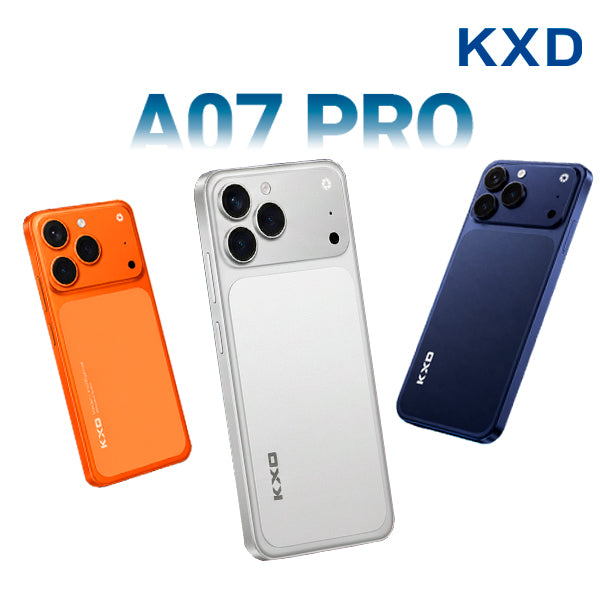 A07 PRO KXD Celular Kxd 4g Dual Sim 64 Gb 4 Gb/ Ram Naranja Azul Plata