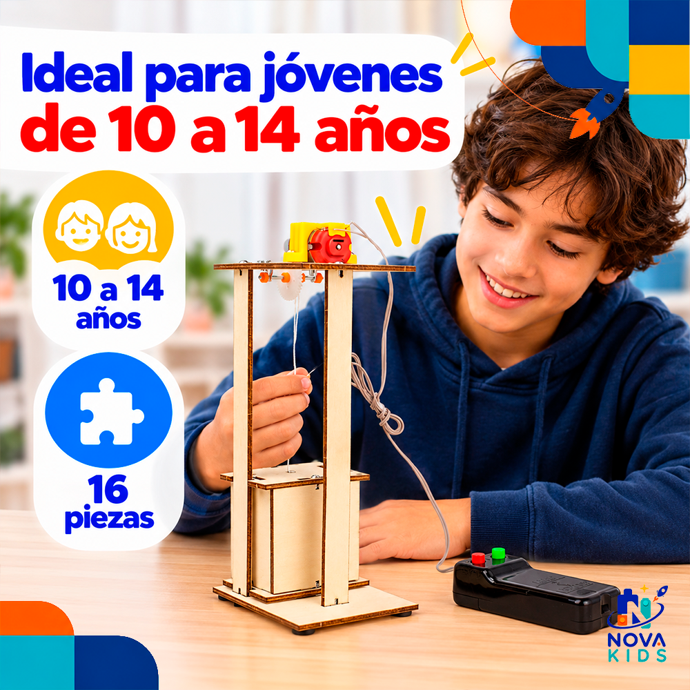 KIT EXPERIMENTOS Y ROBÓTICA - JUEGO EDUCATIVO INFANTIL - SEXTO GRADO Auto Madera Para Armar Proyecto Educativo Ciencia Stem Diy Juguete