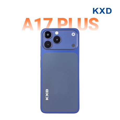 A17 PRO KXD Celular Kxd 4g Dual Sim 6128 Gb 4 Gb Ram/ Naranja Azul Plata