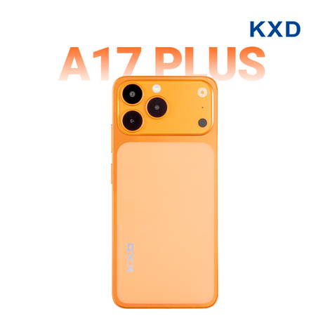 A17 PRO KXD Celular Kxd 4g Dual Sim 6128 Gb 4 Gb Ram/ Naranja Azul Plata