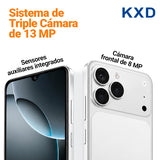 A07 PRO KXD Celular Kxd 4g Dual Sim 64 Gb 4 Gb/ Ram Naranja Azul Plata