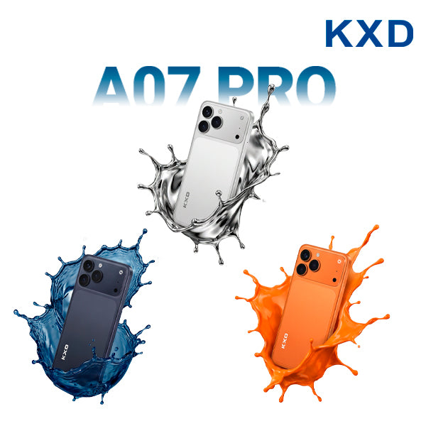 A07 PRO KXD Celular Kxd 4g Dual Sim 64 Gb 4 Gb/ Ram Naranja Azul Plata