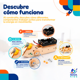 KIT ROBOT HEXÁPODO- PIEZA EDUCATIVA STEM CONSTRUCCIÓN Y EXPERIMENTACIÓN Stem Diy Auto Madera Para Armar Proyecto Educativo Ciencia Stem Diy Juguete