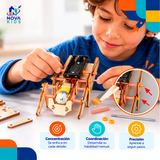 KIT ROBOT HEXÁPODO- PIEZA EDUCATIVA STEM CONSTRUCCIÓN Y EXPERIMENTACIÓN Stem Diy Auto Madera Para Armar Proyecto Educativo Ciencia Stem Diy Juguete
