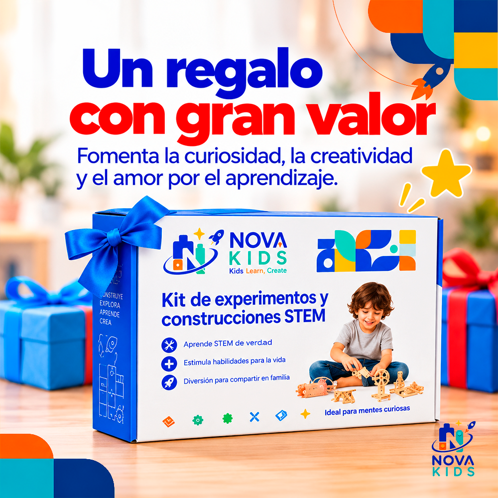 KIT EXPERIMENTOS Y ROBÓTICA - JUEGO EDUCATIVO INFANTIL - SEXTO GRADO Auto Madera Para Armar Proyecto Educativo Ciencia Stem Diy Juguete